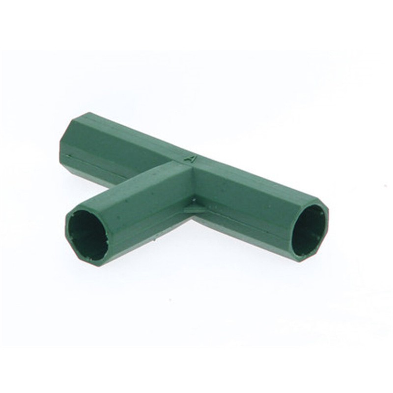 16mm Green Plastic Greenhouse Frame Connectors Gardening Awning Joints Fitting