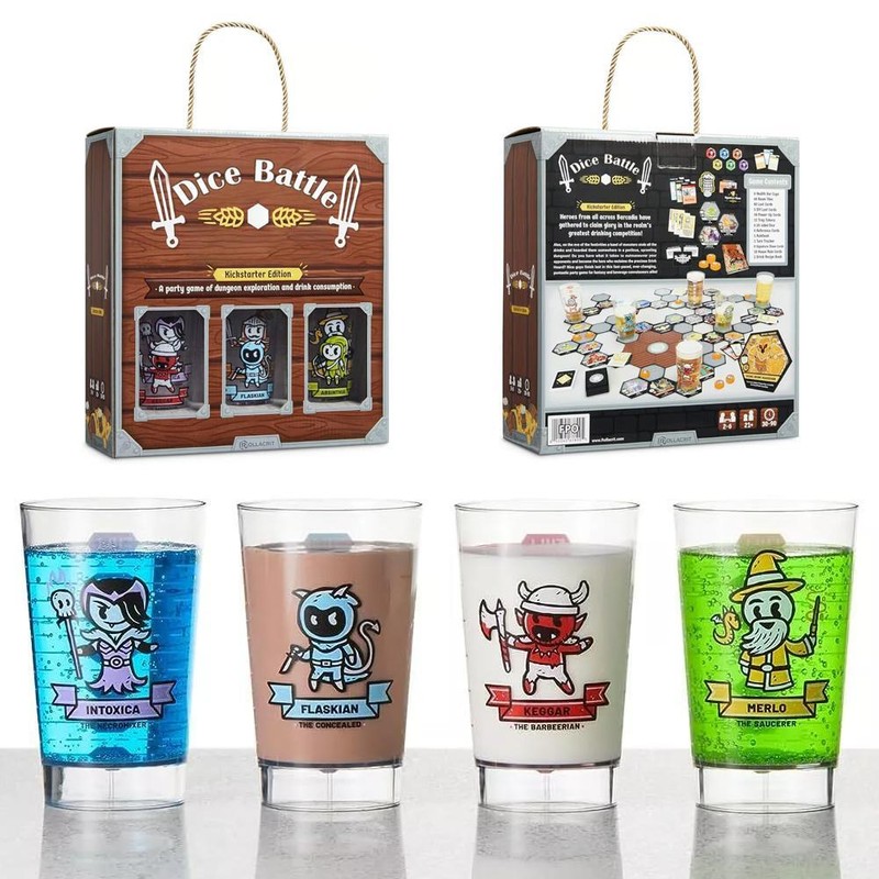 Heroes Of Barcadia Board Game | A Dungeon Exploration Drinking Game New In-Box--