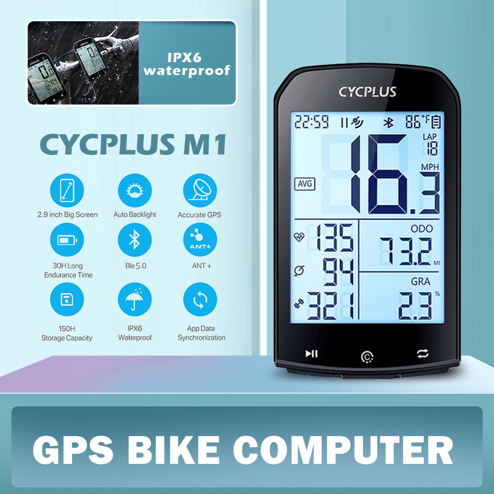 GPS MTB Road Bike Computer Wireless Waterproof Speed Meter for Garmin Zwift Part