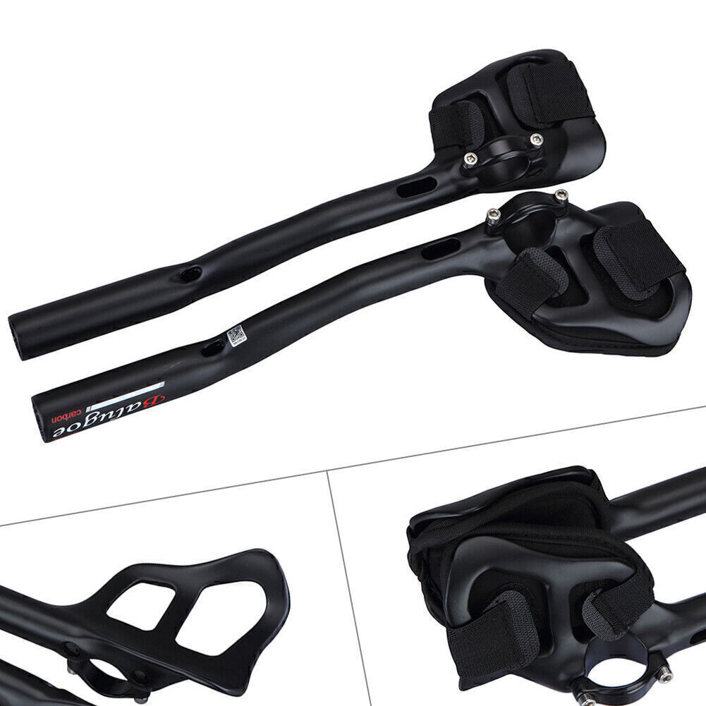Bicycle Aero Bars Carbon TT Handlebar Cycling Rest Handle Ba