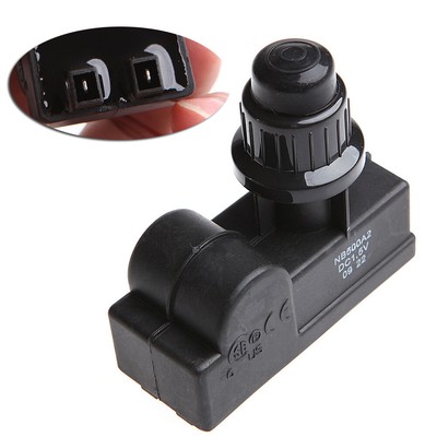 BBQ Grill Replacement 2 Outlet AA Push Button Ignitor Black