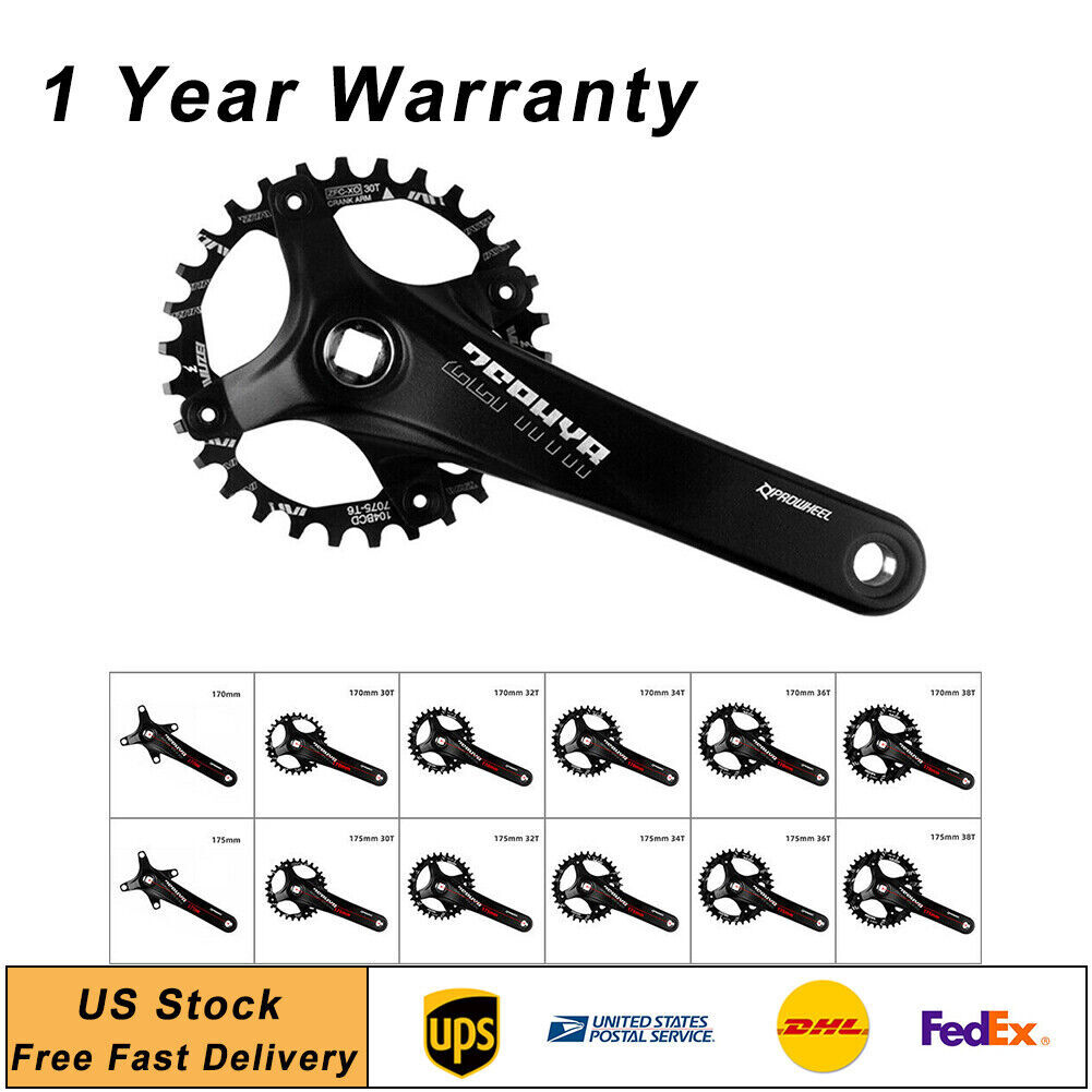 Prowheel Mountain Bike Crank 30/32/34/36/38T Sprocket 104BCD
