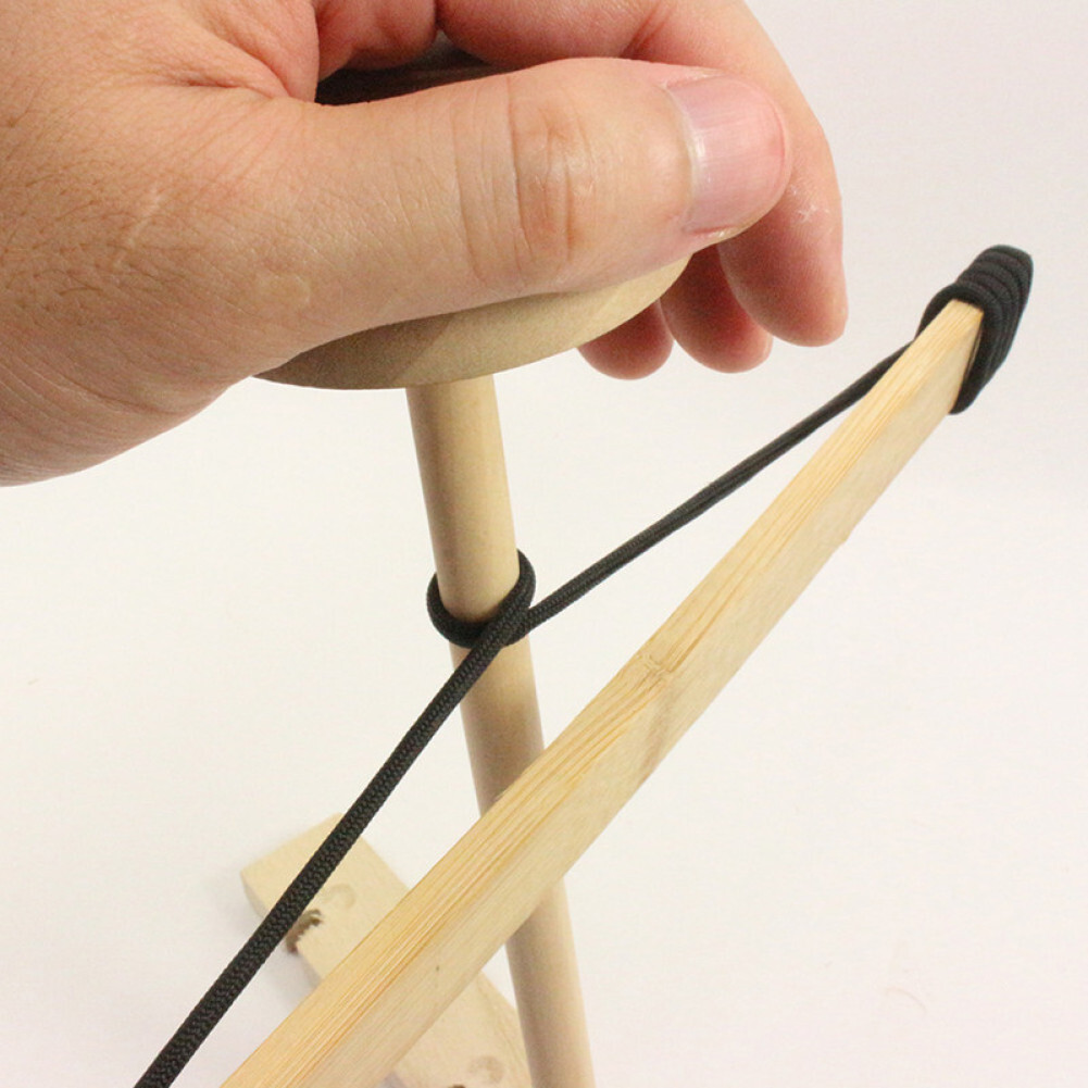 Outdoor Primitive Fire Starter Tool Wood Bow Drill Survival Friction Kit single