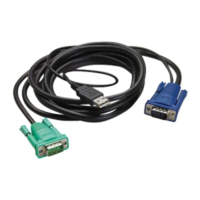 APC 6ft (1.8m) Integrated Rack LCD/KVM USB Cable