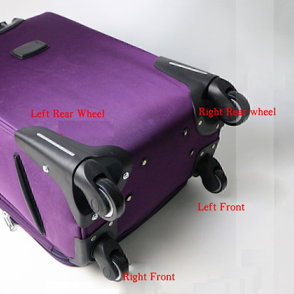1 Pair Replacement Luggage/Suitcase Spare  Rear  Swivel Wheel 360&deg; Spinner W001