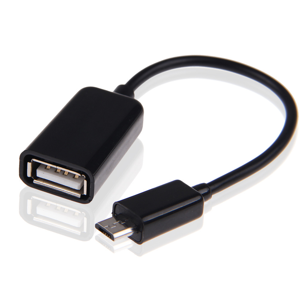 Adaptador cable micro usb otg onthego usb 2.0 hembra para tablet