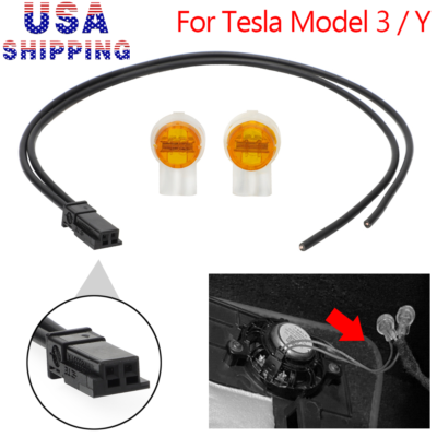 For Tesla Model 3 Y Under Dash Cover Emergency Speaker Connector