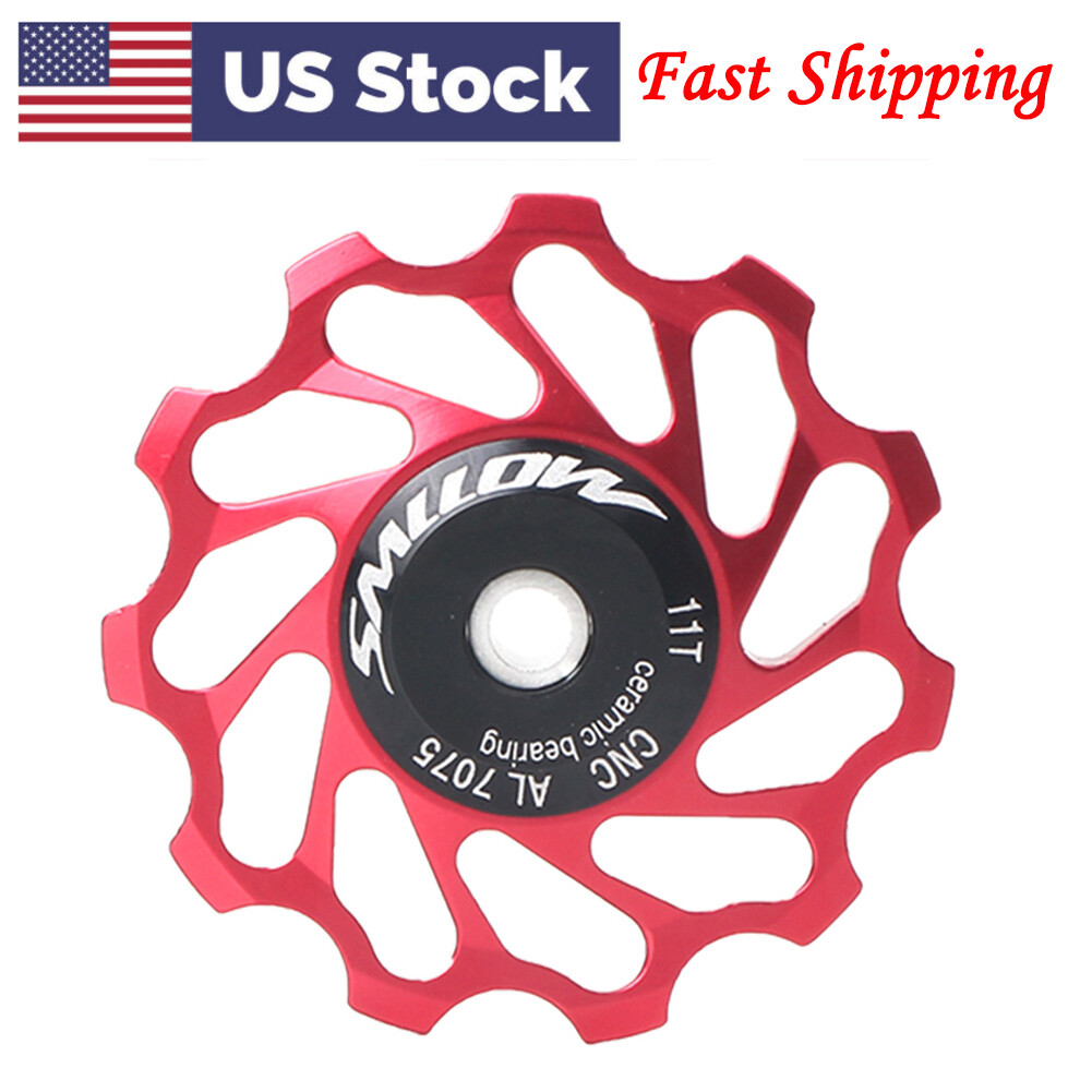 11T Rear Derailleur Guide Pulley with Ceramic Sealed Bearing Jockey Wheel Alloy