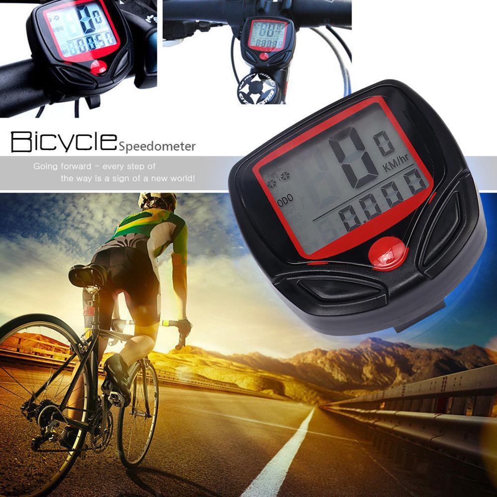 LCD Digital Waterproof Bike Computer Cycle Speedometer Tool 