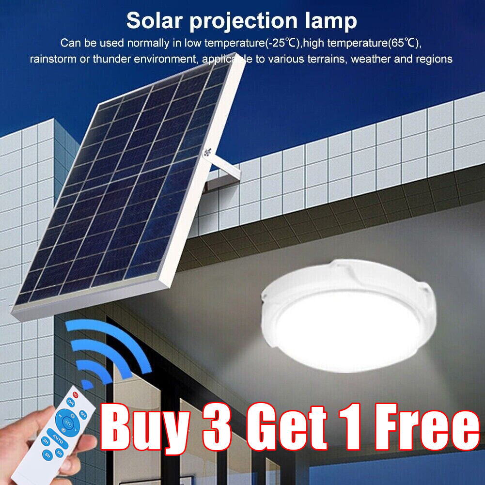 Solar Lamp with Remote Control, Interior and Exterior