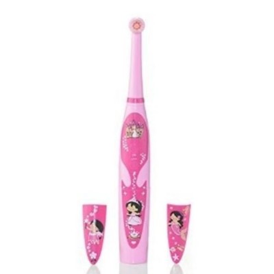 Dazzlepro DAZ7047 Princess Edition Kids Rotary Toothbrush 2 Pack