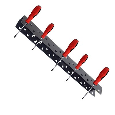 Wall Mounted Tool Holder with 23 Slots Efficient Organization for Garages