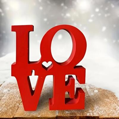 1pcs LOVE Sign Valentines Day Decoration | Home Holiday Table Sign Decor Hot