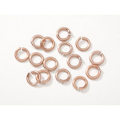 Bright Copper Chain Maille Aluminum Jump Rings - 7.25mm - 150 Pcs (darbg1009)