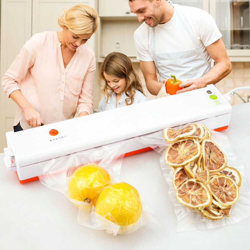 Vakuumiergerät Folienschweißgerät Lebensmittel Vakuumierer maschine + 10 Beutel