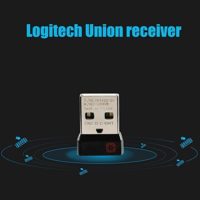 USB Wireless Dongle Receiver Adapter for -Logitech  Mouse Keyboard Connect HOT