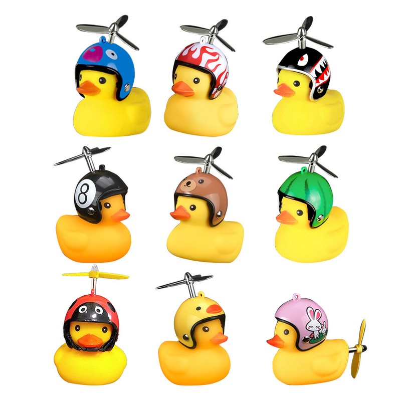 Bell Duck Light Bike Horn Bell Cute Helmet Motorcycle Handle
