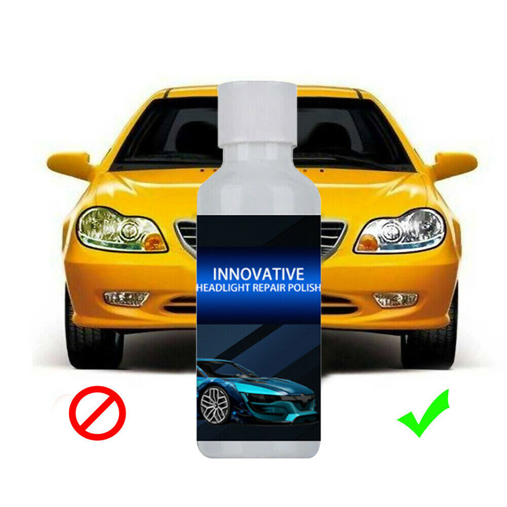 Headlight Cover Len Restorer Cleaner Repair Liquid Polish Car Accessories 20ml