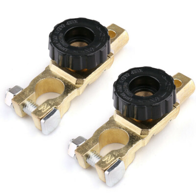 2x Car Battery Link Terminal Quick Cut-off Disconnect Master Kill Shut Switch
