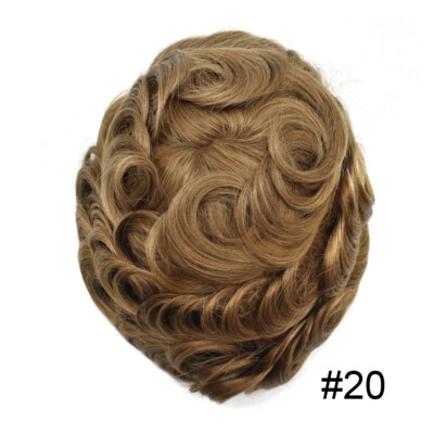 Ultra Thin Skin Mens Toupee Human Hair Piece Indian Human Hair Replacement  Wig