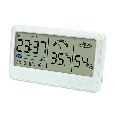 Multi Functional LCD Thermometer Room Humidity Meter for Indoor Climate