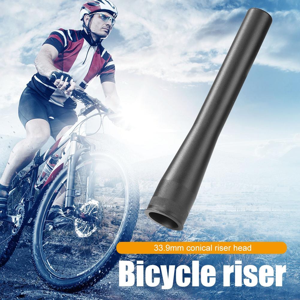 Aluminum Alloy MTB Bike Shock Absorber Gas Front Fork Head Tube (Black)