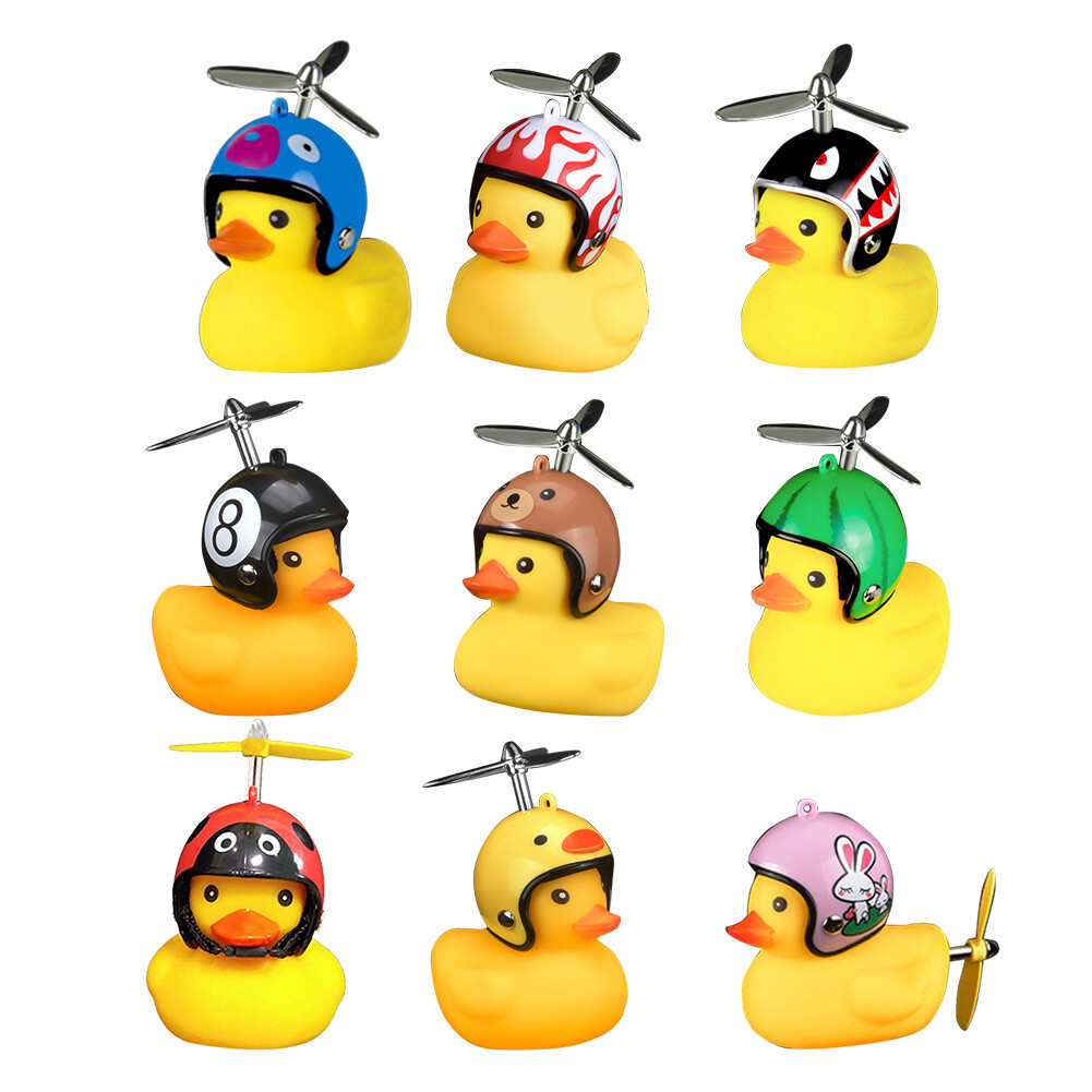Kids Bike Horn Cute Bicycle Lights Duck Bell Horns for Toddl