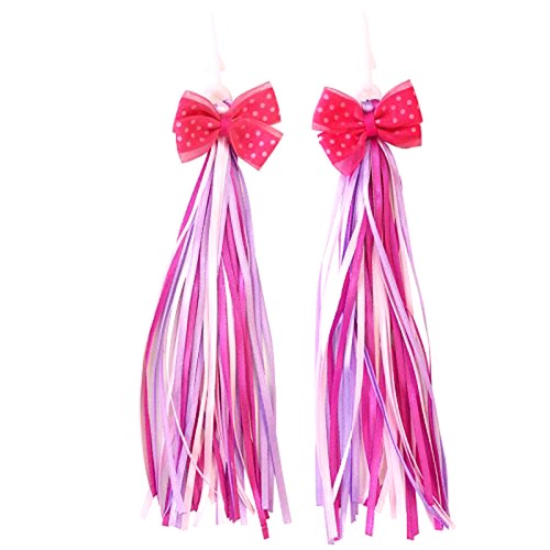 Kids Bicycle Handlebar Bike Scooter Streamers Sparkle Tassel Ribbon Girls BoyLK