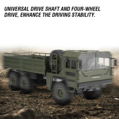 Elektrischer RC-Truck JJRC Q64 1:16 RC 6WD Simulation Transporter Spielzeug