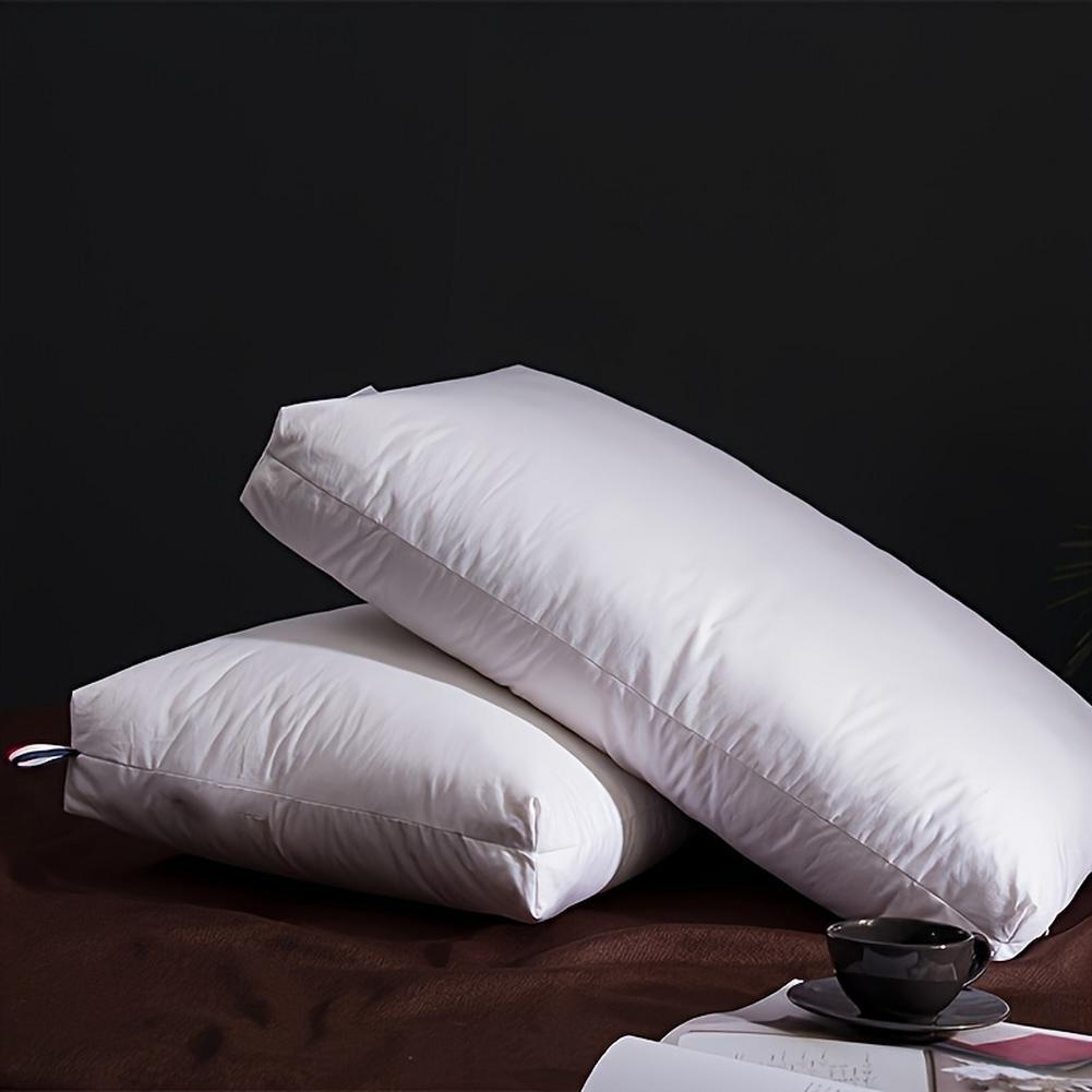 1pc Goose Down Pillow Five star Hotel Pure Cotton Cover Goos