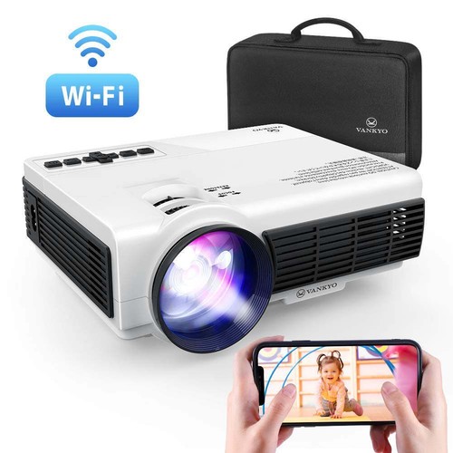 VANKYO Leisure 3W Wireless Projector 1080P LED Mini WiFi Video Home Cinema HDMI