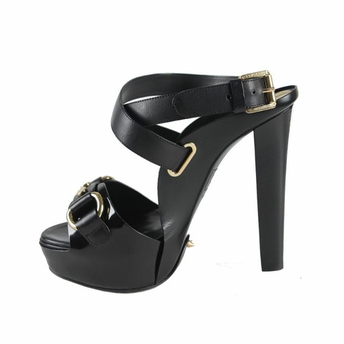 Pre-owned Dsquared2 Dsquared Wrap Around Ankle Strap Sandals Heels Shoes Sz 6 7 7.5 8 8.5 9 9.5 In Black