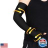 beister Lymphedema Medical Compression Arm Sleeve with Gauntlet for Men and Women (Single), 20-30 mmHg Full Arm Support.