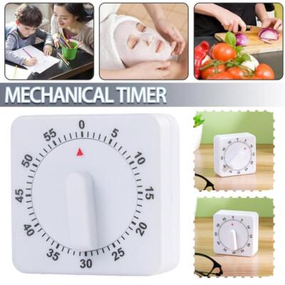 Kitchen Timer Egg & Square Shaped Kitchen Cooking Timer-Mechanical -Alarm 9CR0