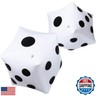 13 inch Giant Inflatable Dice Pool Toy for Lawn Game Outdoor Floor Games，Pack of 2