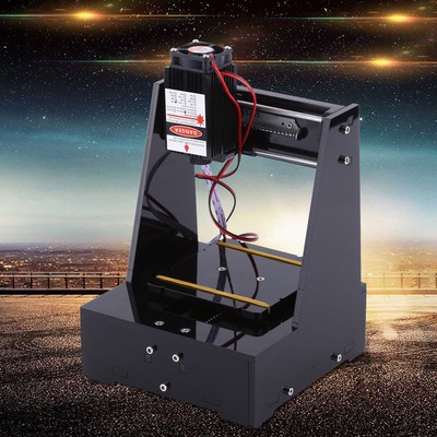 100-240V 2000MW Láser Máquina de Grabador Cortador Impresora Engraver 7*7CM DIY