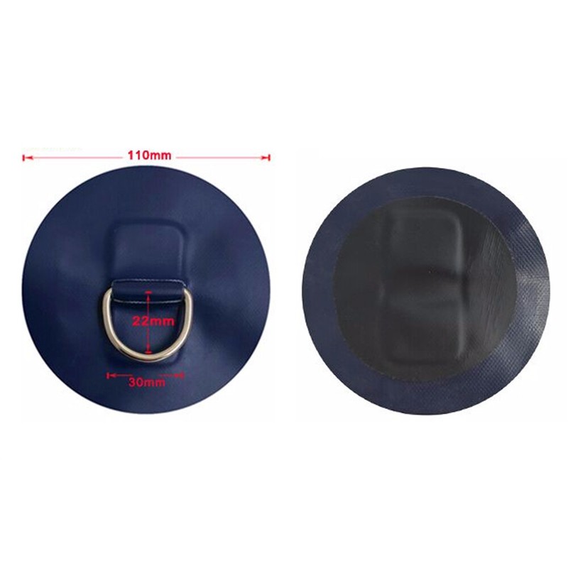 D Rings Patch Kayak Stainless Steel D-Rings PVC Patch Stand-Up Paddleboard