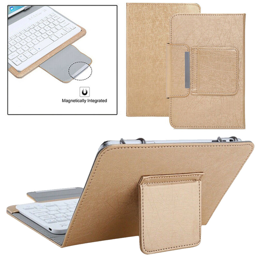 Universal Protective Cover & Wireless Keyboard For RCA LG G Pad 7-10.1in Tablet