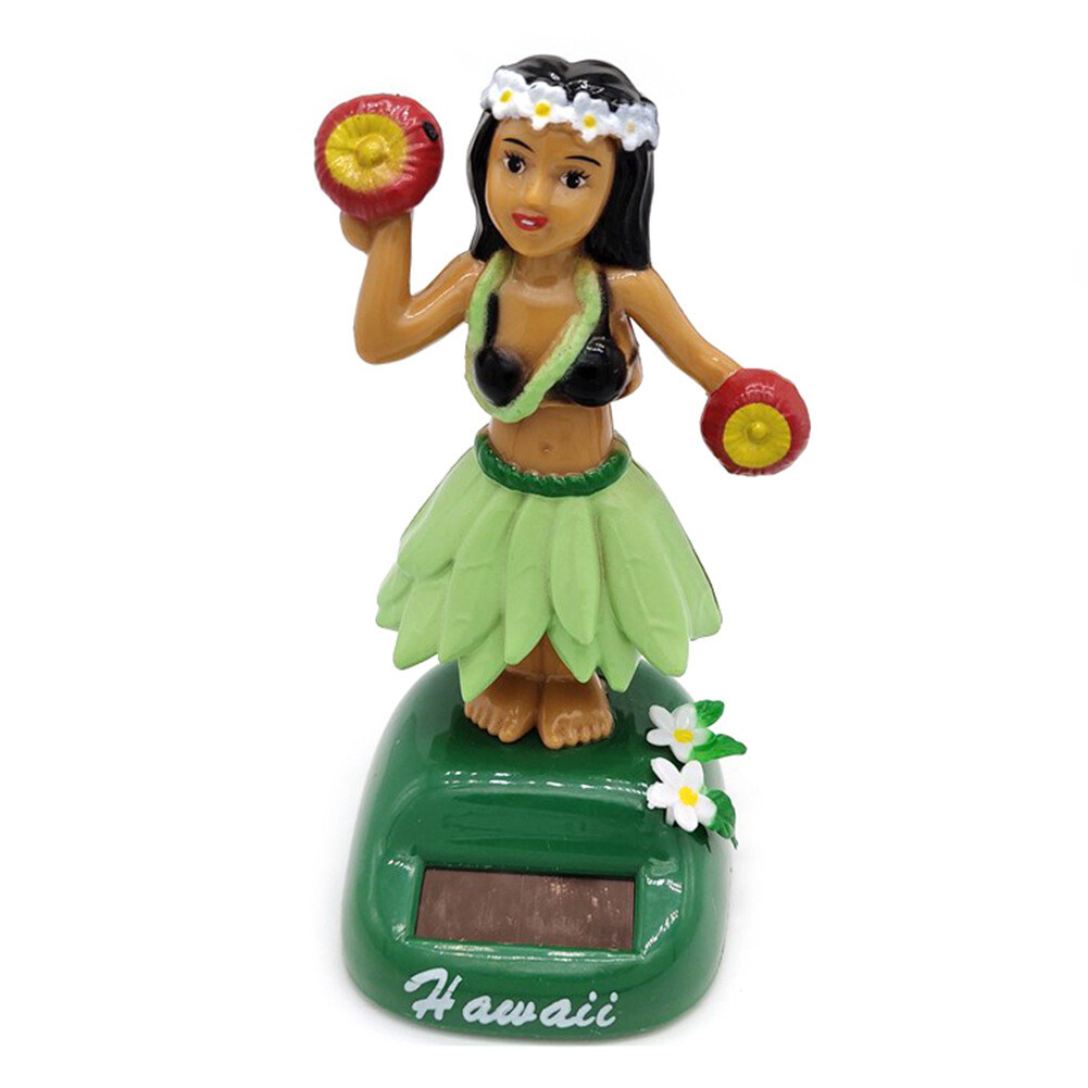 Hawaiian H-ula Girl Car Auto Truck Dashboard Solar Dancing Doll Dash Board