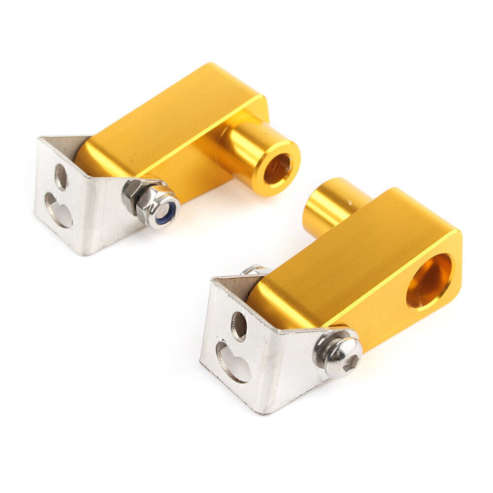 2pcs Fog Light Bracket Metal Alloy for Motorcycle Modification Support Holder US