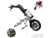 electric attachable handcycle for wheelchair