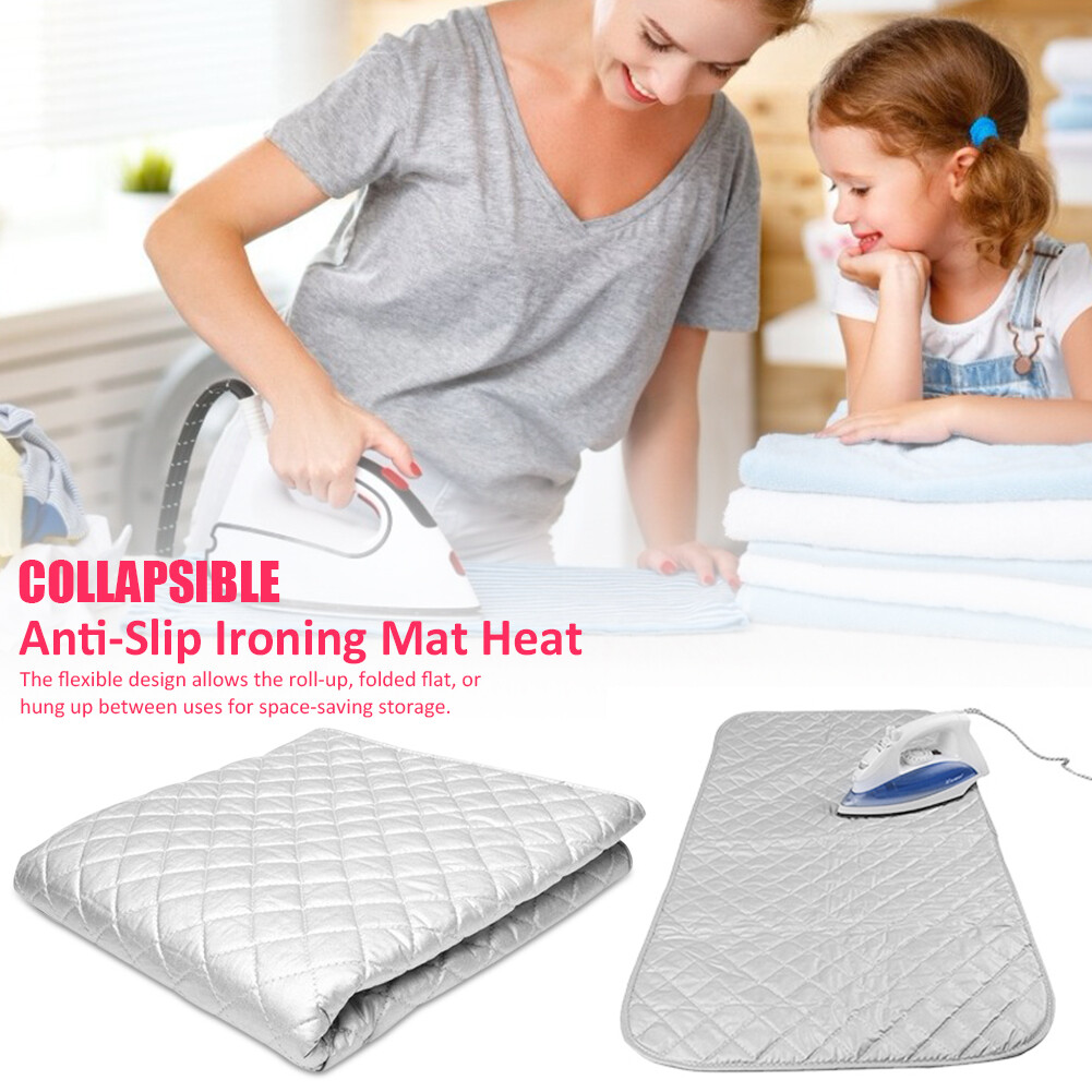 Ing Pad Anti-slip Ironing Mat Heat Resistant Iron Board Blan