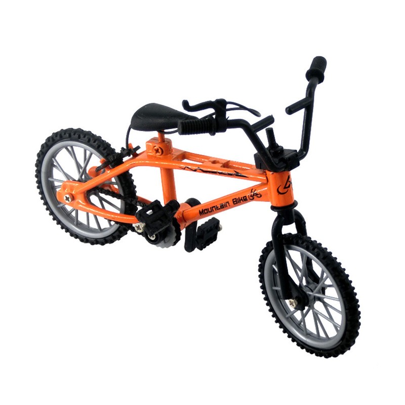 Mini Mountain Bike Model Alloy Metal Finger Bicycle Racing Toy Kid Gift