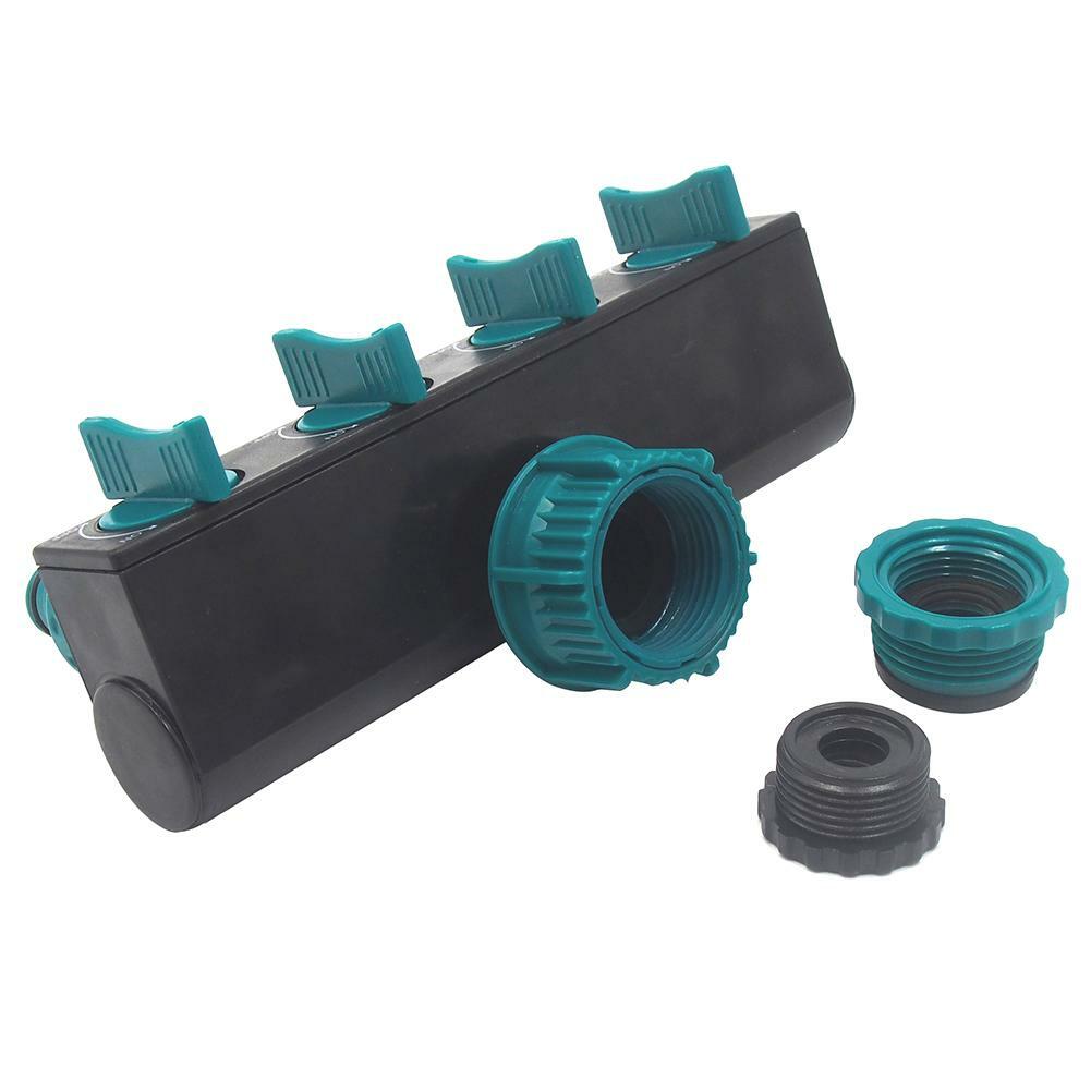 4-Wege Gartenschlauch Wasserhahn Garden Schlauch Verteiler