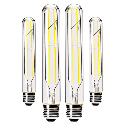 Dimmable T10 LED Bulbs,4000K Daylight White,6W Tubular Light Bulb, Edison LED...
