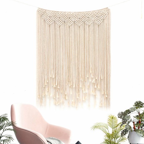 Uk Macrame Wall Hanging Woven Wall Art Macrame Tapestry Boho Home Wedding Decor Ebay