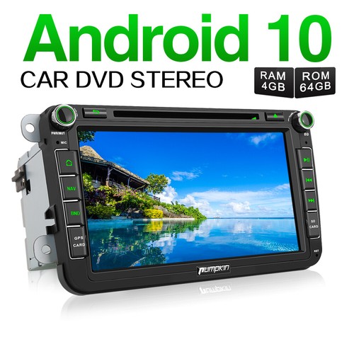 Doppel DIN 8 Kern 8 Android 10.0 Autoradio DVD GPS Navi Für VW Golf 5 6 Passat