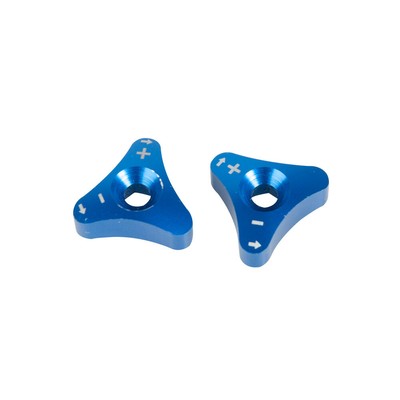 Tusk Billet WP Fork Adjuster Knobs Blue For BETA 250 RR 2013-2019