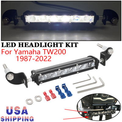 US Direct Bolt-On LED Headlight Light Bar Kit For Yamaha TW200 Trailway 1987-22