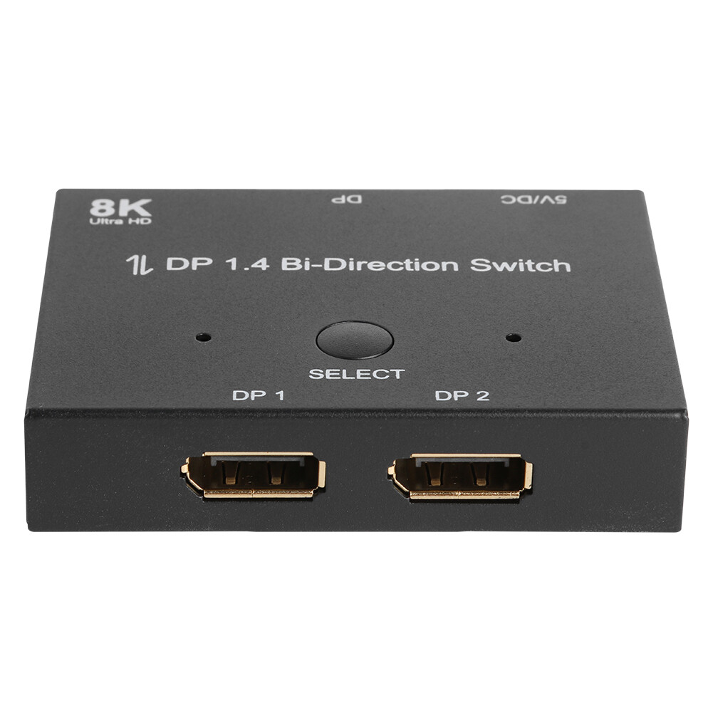 Displayport Splitter DP1.4 8K Bi-Direction Switch Adapter 1x22x1 Switcher DE